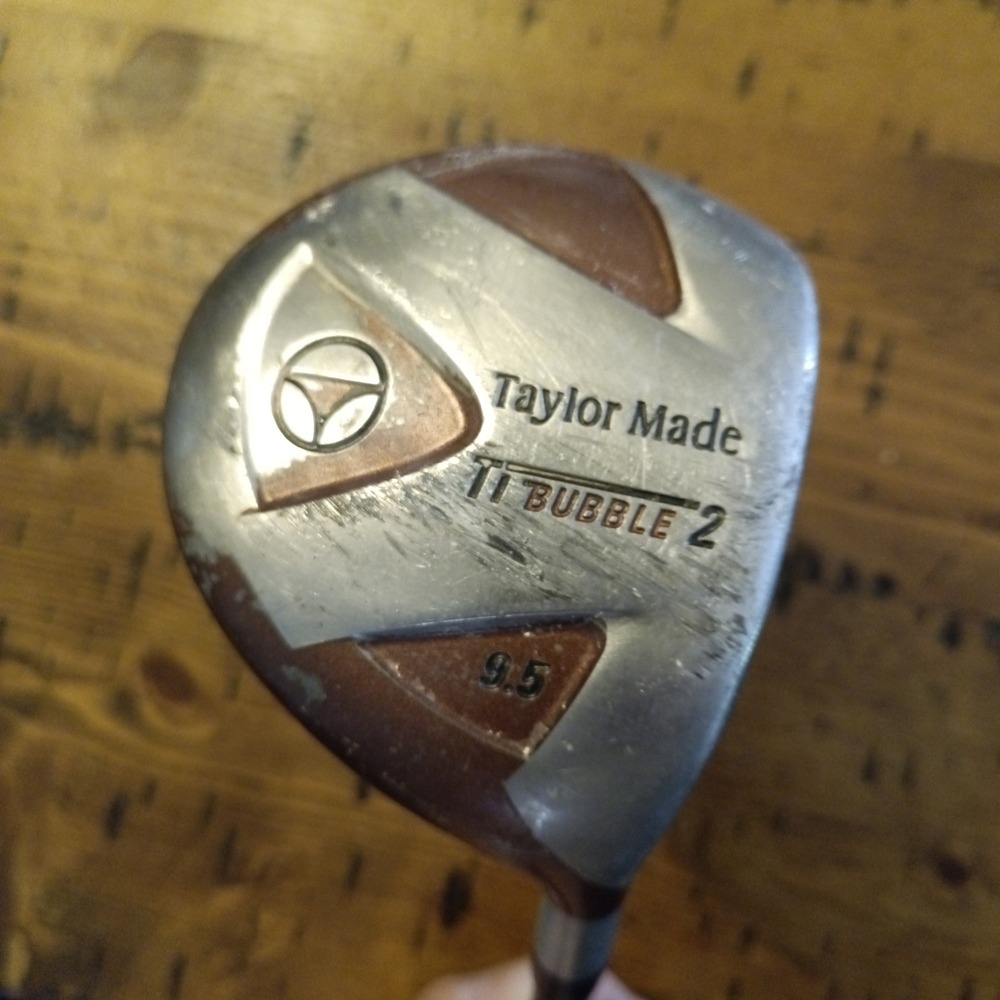 TaylorMade Ti Bubble 2 Driver 9.5 Deg Right Hand Stiff Flex S-90 NEEDS GRIP